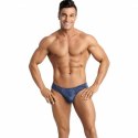 Anais Men Naval String XL czarne z granatowymi paskami, tiul, wygodne
