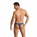 Anais Men Naval String XL czarne z granatowymi paskami, tiul, wygodne