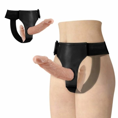 Baile Double Pleasure System z uprzężą, model 1002S, kolor naturalny