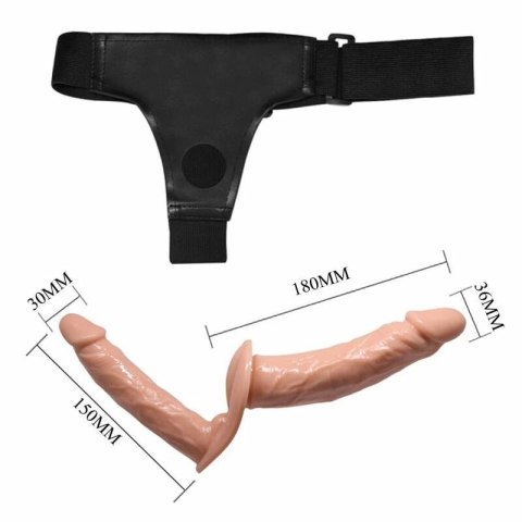 Baile Double Pleasure System z uprzężą, model 1002S, kolor naturalny