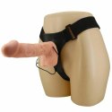 Baile Ultra - Pas z regulacją i systemem wibracji, 26 cm, naturalny