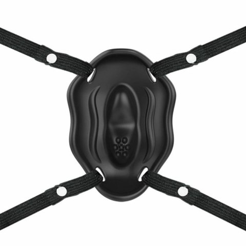 Pretty Love Carter - Pas z wibrującym modułem, ładowanie USB, czarny