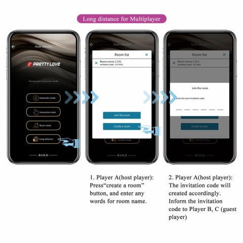 Pretty Love Hector - Wibrator z elektrostymulacją, sterowanie aplikacją, fioletowy