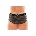 ANAIS MEN Electro Brief M - Sportowe figi z mikrofibry, militarny wzor