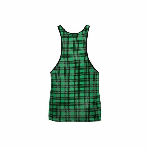 Anais Men Magic Top S - Męskie bokserki w kratę, lycra, zielono-czarne