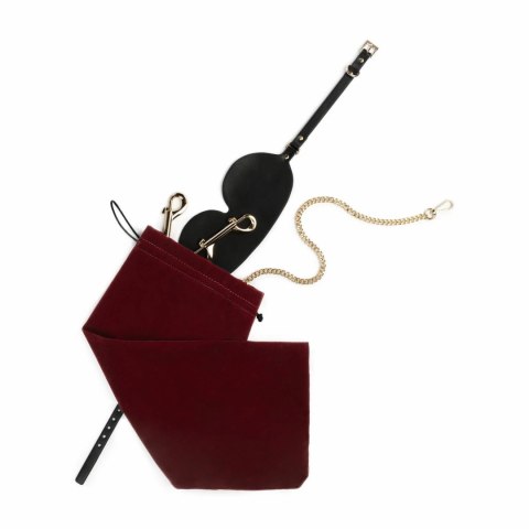 Bedroom Fantasies Zestaw Bondage 13 elementow PU Leather walizka