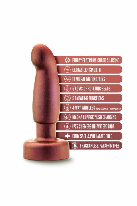 Blush Anal Adventures Matrix Bionic Plug Cosmic Copper pilot obrotowy