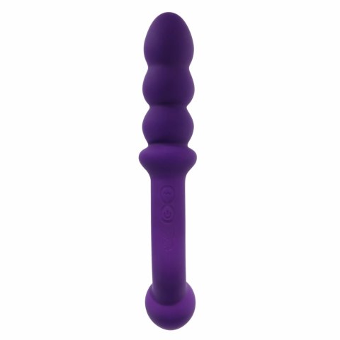 Evolved The Seeker dwustronny model wibrujący silikon fioletowy