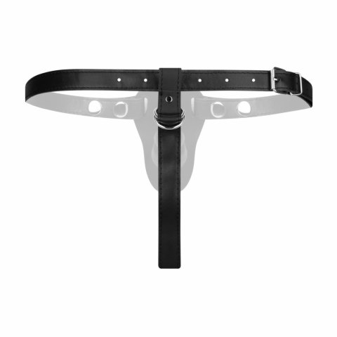 Fetish Collection Double-Sided Model Czarny Regulowany Uprząż