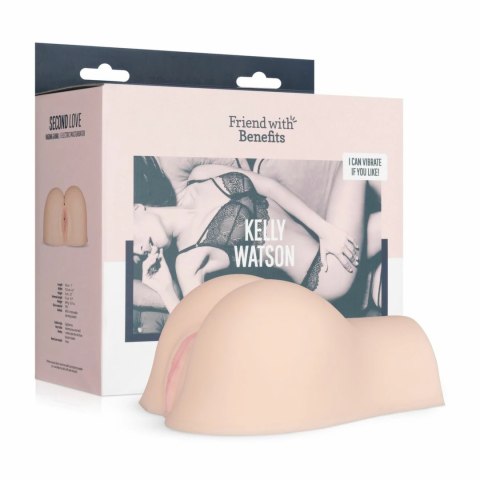 Friend With Benefits Model Intymny z Wibracją Dwustronny Silikonowy 8719934019140