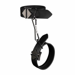 LOCKINK Zestaw Regulowanych Kajdanek na Nadgarstki i Kostki Czarny