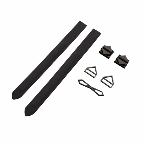 LOCKINK Zestaw Regulowanych Kajdanek na Nadgarstki i Kostki Czarny