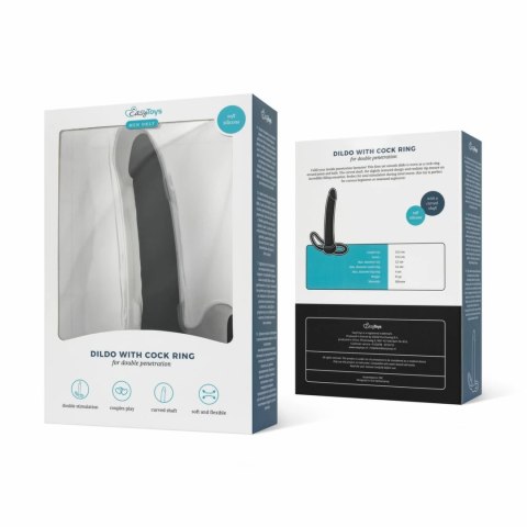 Men Only Model Black - Anatomiczny Przyrząd z Pierścieniem Elastycznym