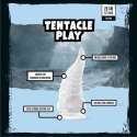 Mythical Mates Tentacle Play Jelly model z przyssawką 22 cm przezroczysty