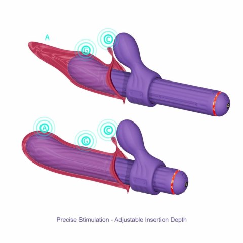 OTOUCH Magic Stick S1 fioletowy - wielofunkcyjny system intymny 4w1