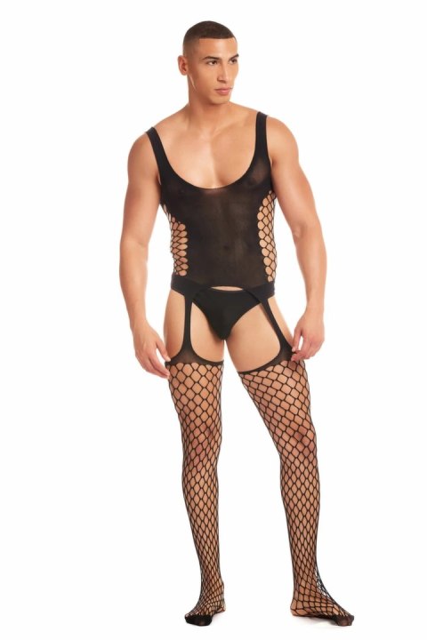 Rene Rofe Galaxy D Dwuczęściowy Zestaw Męski Czarny Przezroczysty