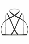 Strappy Fia Harness Bralette czarny - regulowany biustonosz z paskow