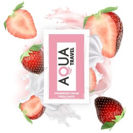 AQUA Travel Lubrykant wodny kremowo-truskawkowy 6 ml kompaktowy