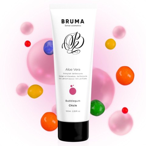 BRUMA Aloe Vera Żel nawilżający 100ml smak guma balonowa