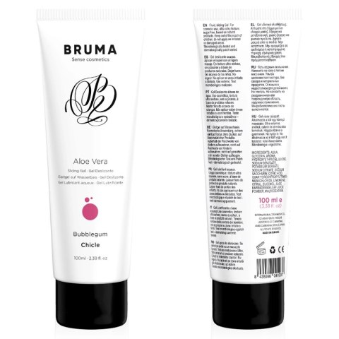 BRUMA Aloe Vera Żel nawilżający 100ml smak guma balonowa