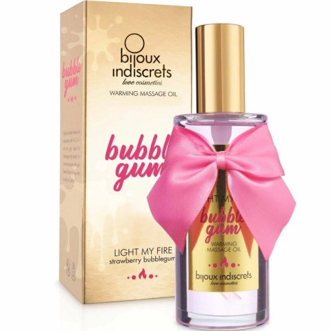 Bijoux Indiscrets Light My Fire Olejek do masażu rozgrzewający, guma balonowa 100ml