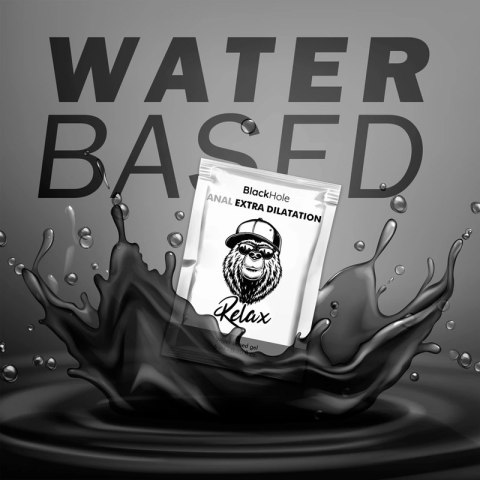 Black Hole Żel Rozluźniający na Bazie Wody 6 ml Bezzapachowy Jednorazowy