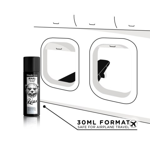 Black Hole żel silikonowy relaksujący, do nawilżania, 30 ml