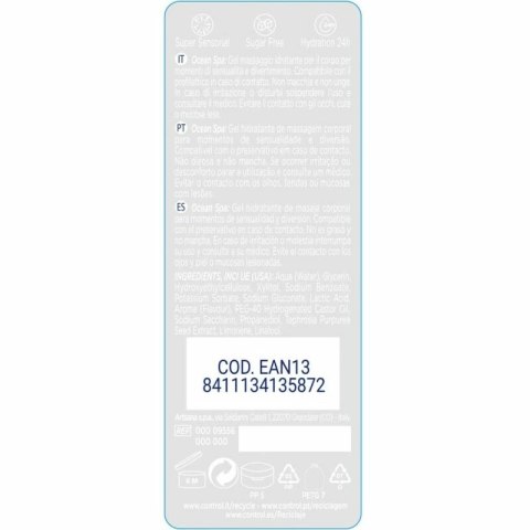 Control 2w1 żel do masażu Morze Środziemne 200ml bez parabenow