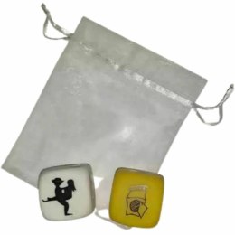 Diablo Picante Zestaw 2 Kości Gra dla Par Pozycja + Miejsce 30 mm