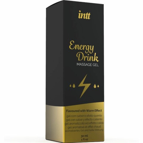 INTT Żel do masażu Energy Drink 30ml z efektem rozgrzewającym