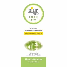 Pjur Med Repair Glide 2 ml - hipoalergiczny lubrykant z kwasem hialuronowym