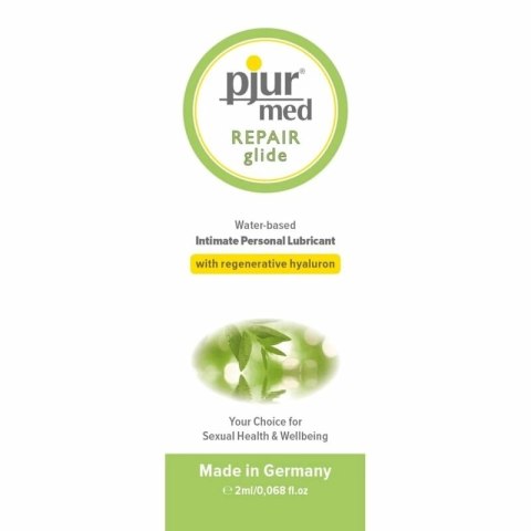 Pjur Med Repair Glide 2 ml - hipoalergiczny lubrykant z kwasem hialuronowym