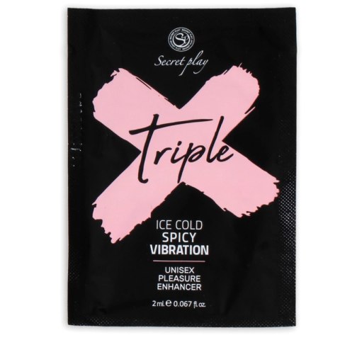 SecretPlay Triple X Żel Aktywujący 3w1 Unisex Saszetka 2ml Naturalny