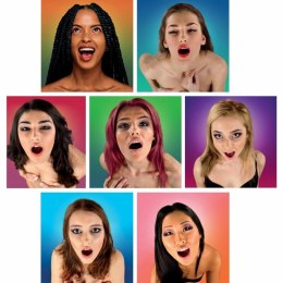 Spencer & Fleetwood Wanky Hankies - Zestaw 7 dużych ozdobnych chusteczek 33x33 cm