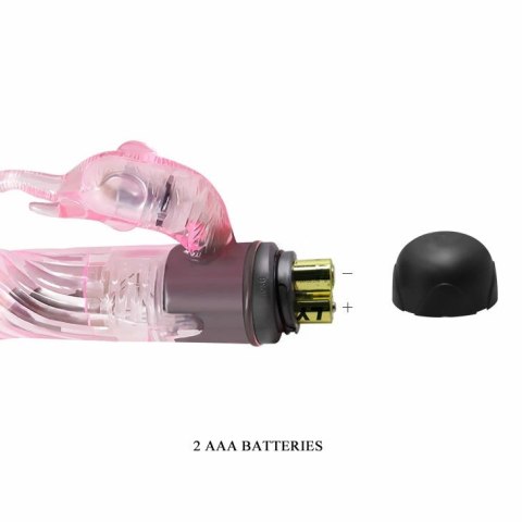 Baile Model Rabbit Wibrator 10 Trybow Rożowy Anatomiczny TPR