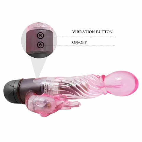 Baile Model Rabbit Wibrator 10 Trybow Rożowy Anatomiczny TPR