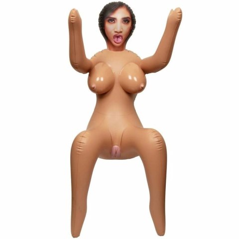 CalExotics Back Door Babe - Nadmuchiwana lalka naturalnej wielkości, 3 wejścia