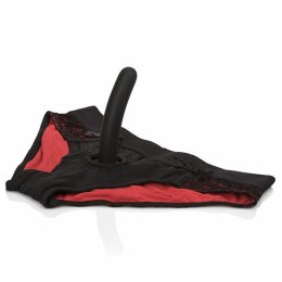 CalExotics Scandal zestaw majtek intymnych z silikonowym elementem L/XL czerwony