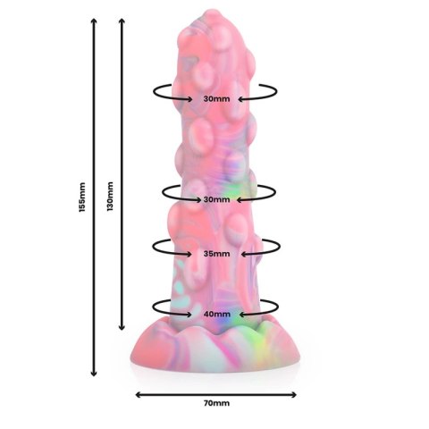 EPIC Nixie Model Zmiennokształtny, silikonowy, 15,5 cm, z przyssawką