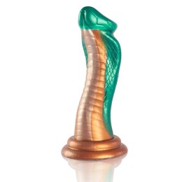 EPIC Python Cobra Zielony - Model silikonowy inspirowany mitologią, 205 mm