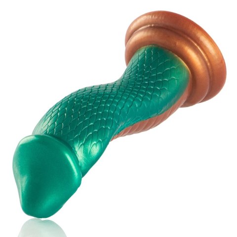 EPIC Python Cobra Zielony - Model silikonowy inspirowany mitologią, 205 mm