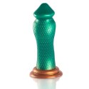 EPIC Python Cobra Zielony - Model silikonowy inspirowany mitologią, 205 mm
