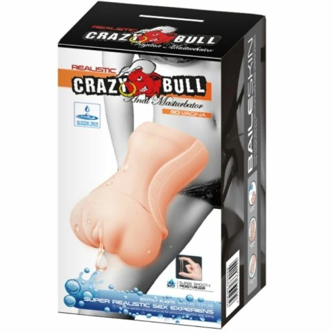 CRAZY BULL Waterskin - Kompaktowa maszyna intymna z innowacyjnym systemem nawilżania