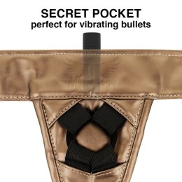 MYTHOLOGY Fantasy Harness Bronze S/M - Ekologiczne szelki regulowane