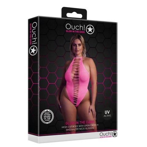 Ouch! Neon Body XL/XXXXL - Wysoki kroj, UV, elastyczna siateczka