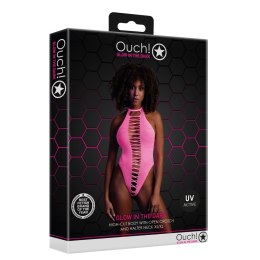 Ouch! by Shots Body Neon High Cut XS/L UV Aktywny Rożowy