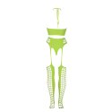 Ouch! by Shots Body dwuczęściowe Neon XL/XXXXL z topem i pończochami