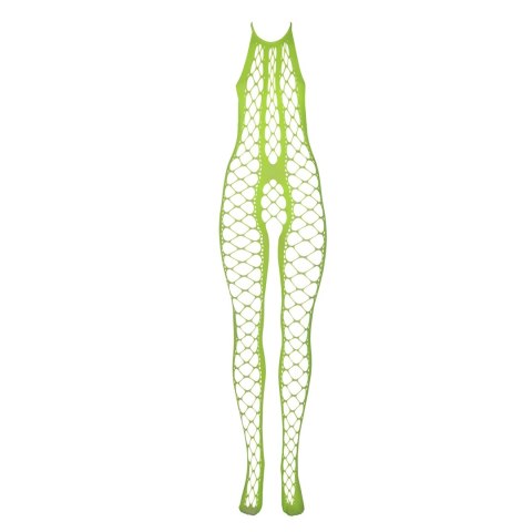 Ouch! by Shots Bodystocking Neon XS/L - głęboki dekolt, UV aktywacja