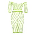 Ouch! by Shots Neon Komplet XL/XXXXL Top i Spodnica, UV Aktywowany