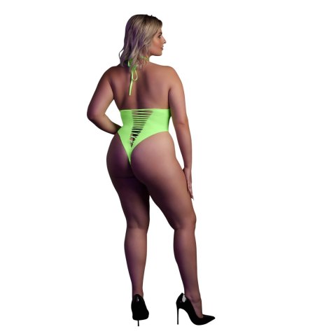 Shots Ouch! Body Neon UV XL/XXXXL wysoki kroj elastyczne rożowe